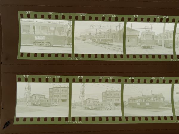■古い鉄道写真ネガ 33点■渋谷 塩浜 八王子 大阪市電■昭和43年9月■220527D_画像7