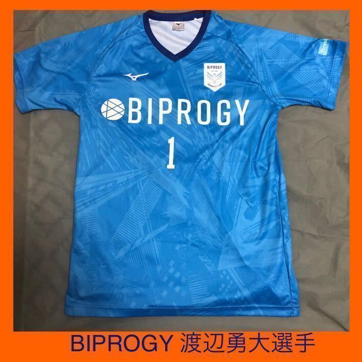 BIPROGY 渡辺勇大選手ユニフォームミズノ正規品『 L 』美品日本 BIPROGY 渡辺勇大選手ユニフォームミズノ正規品『 L 』美品日本