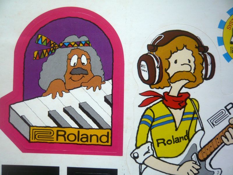 ★【Roland】当時物 1970年代ローランドオリジナルステッカー/ACE TONEカタログ/ＨＯＮＥＹアンプカタログ 送料無料_画像2