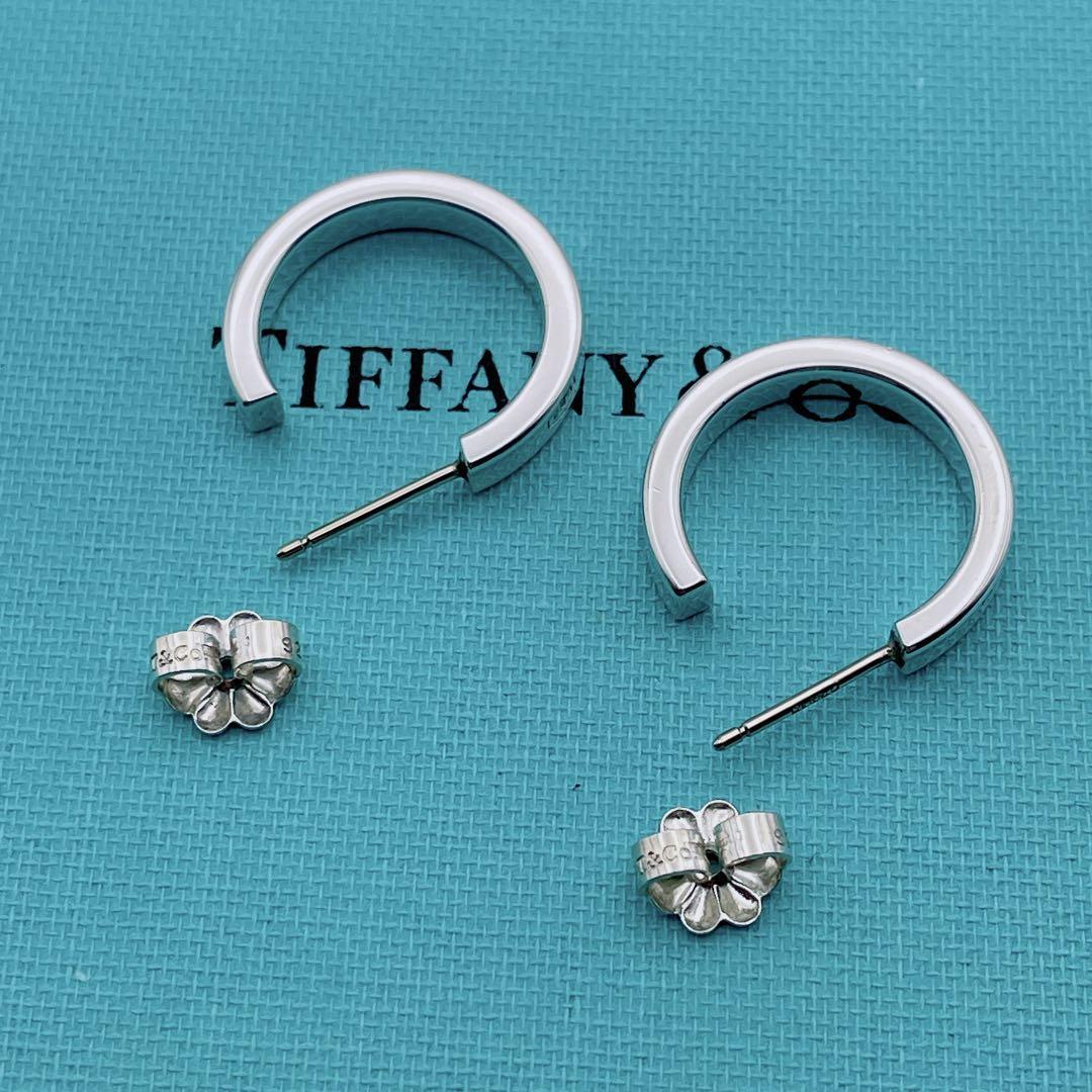 極美品】Tiffany & Co ピアス ナロー リング フープ|Yahoo 極美品】Tiffany & Co ピアス ナロー リング フープ|Yahoo