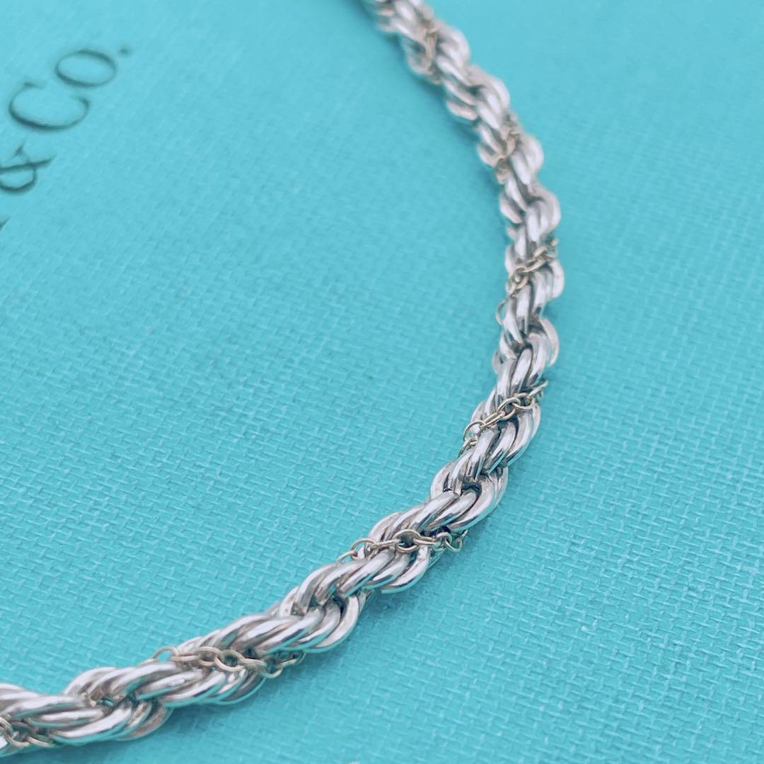 【極美品】Tiffany & Co. ツイスト ブレスレット K18 コンビの画像4