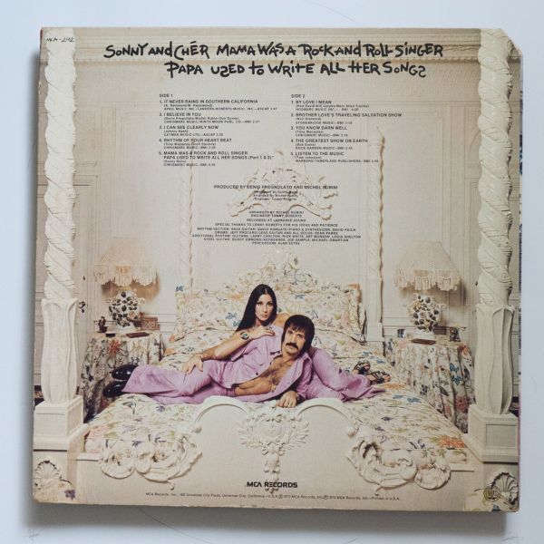 【LP/USオリジナル】Sonny And Cher / Mama Was A Rock And Roll Singer Papa Used To Write All Her Songs_画像2