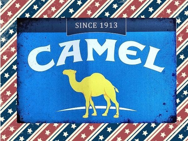ブリキ看板 CAMEL キャメル 81 メタルプレート DIY インテリア たばこ シガー アメリカン雑貨 レトロ風 世田谷ベース おしゃれ_画像3