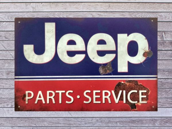 ブリキ看板 Jeep ジープ 169 メタルプレート インテリア ガレージ アメリカン雑貨 レトロ風 ビンテージ風 おしゃれ 新品_画像3