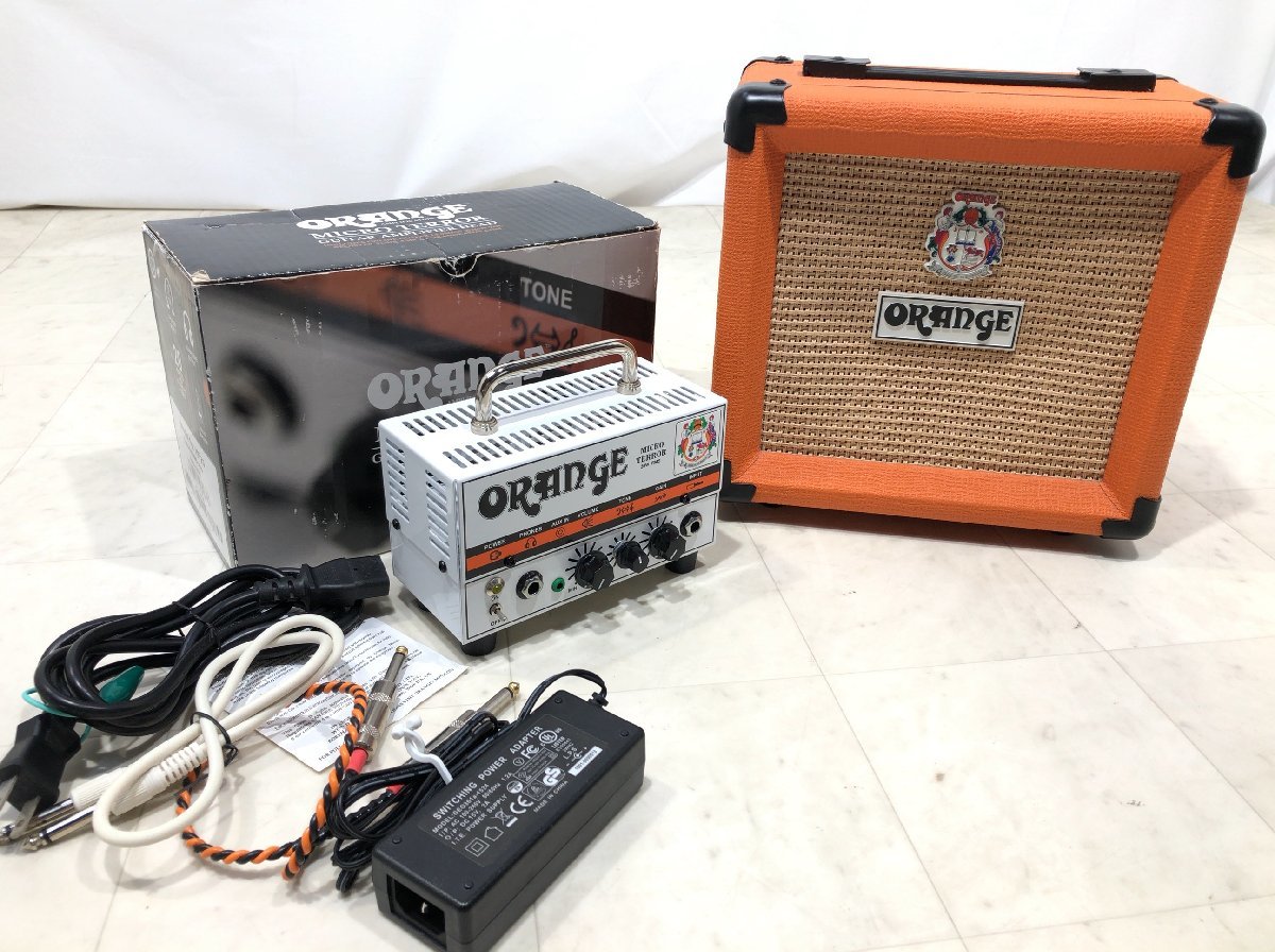 Orange オレンジ Micro Terror PPC108 ヘッドアンプ キャビネット セット●F021A622の画像1