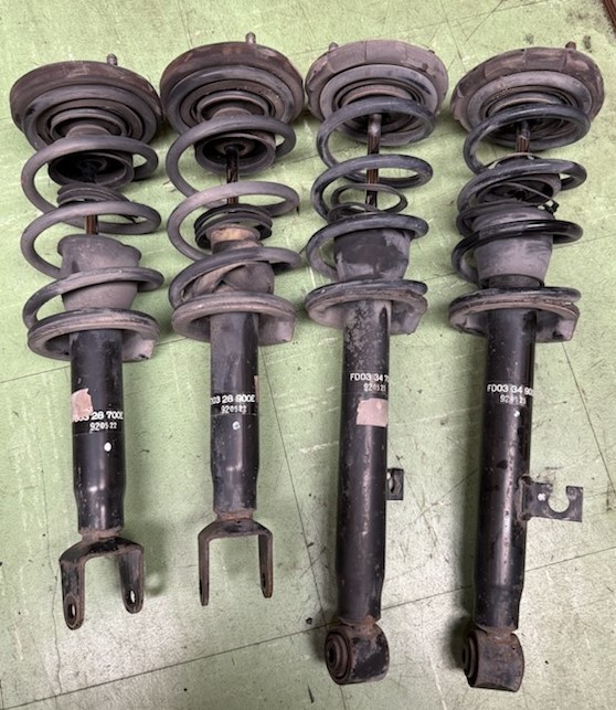  Mazda RX-7 FD3S original suspension ASSY rom and rear (before and after) for 1 vehicle 4ps.