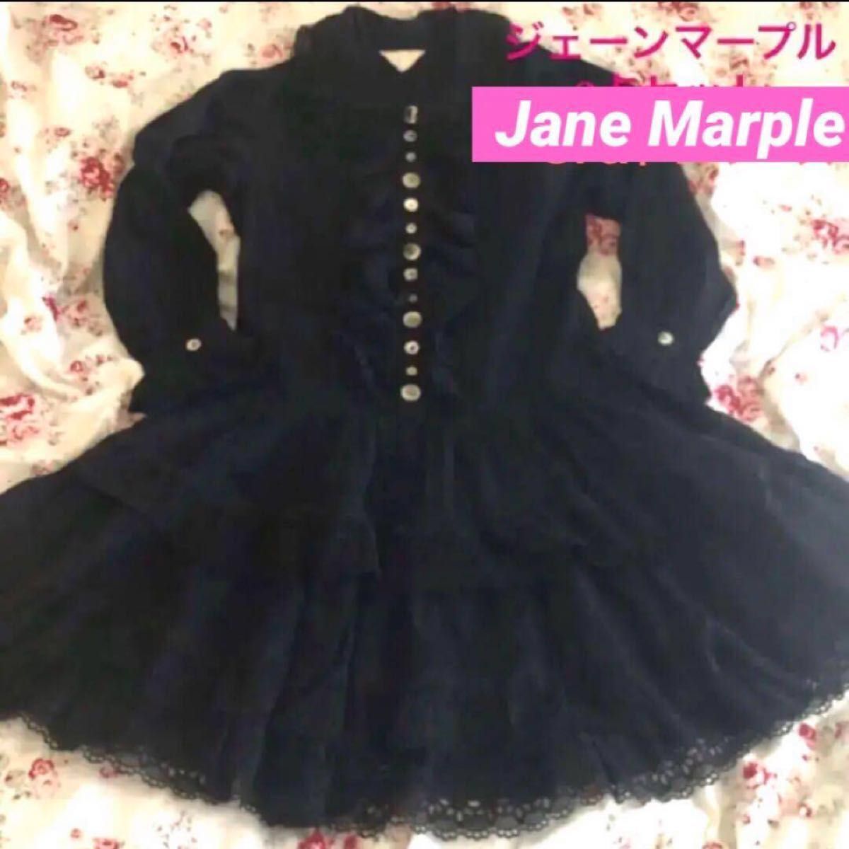 【激レア】希少　Jane Marple ジェーンマープル　レース　ティアード　ワンピース　ヴィンテージ　廃盤　懐古ロリータ