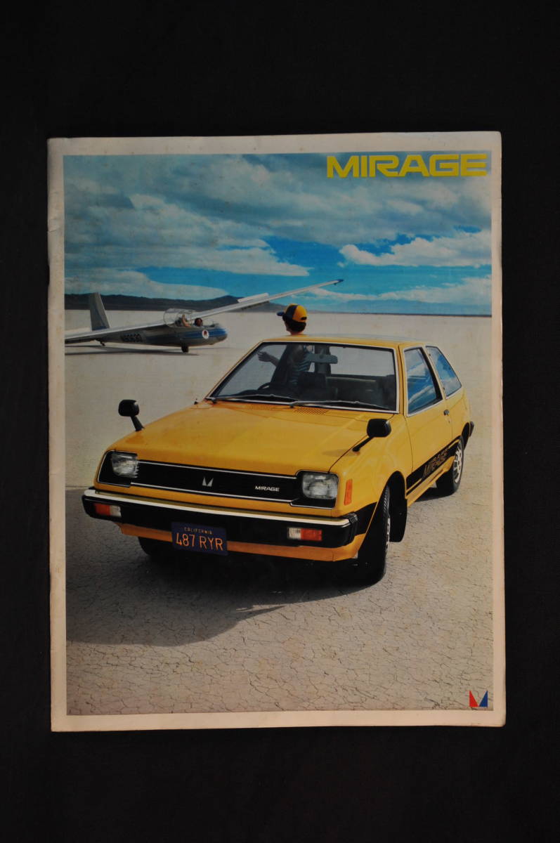  Showa era. famous car dealer catalog pamphlet Mitsubishi Mirage 