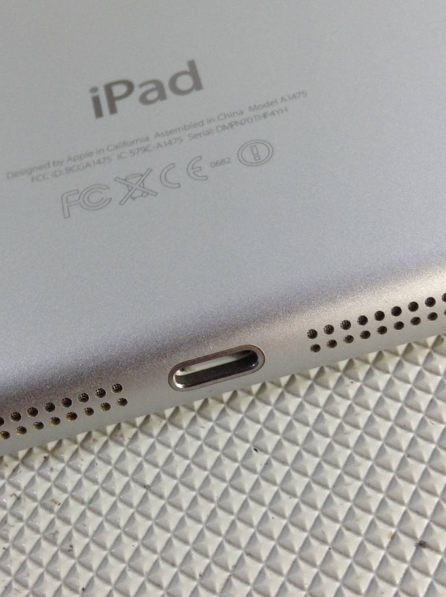 S4040●Apple アップル iPad Air 第1世代 Wi-Fi+Cellularモデル タブレット A1475 【ジャンク】_画像5