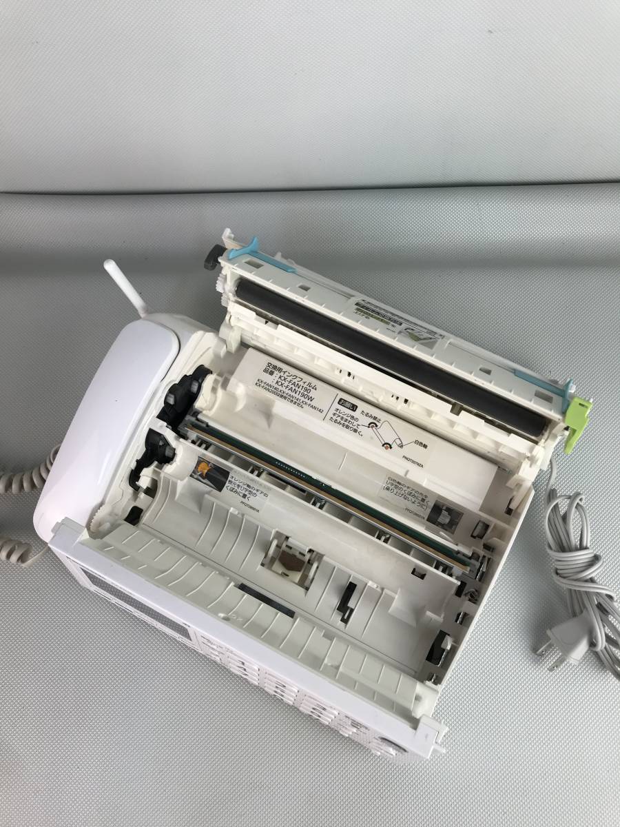 A9786●Panasonic パナソニック 電話機 パーソナルファックス FAX ファクシミリ 親機のみ KX-PD381DWE8 【同梱不可】_画像4