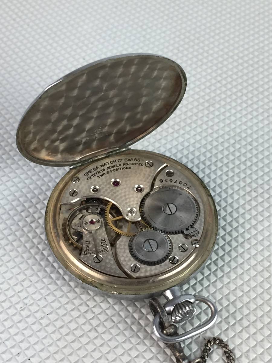 格安新品 Yahoo!オークション - 懐中時計 手巻き式 オメガ OMEGA A7817 手巻き