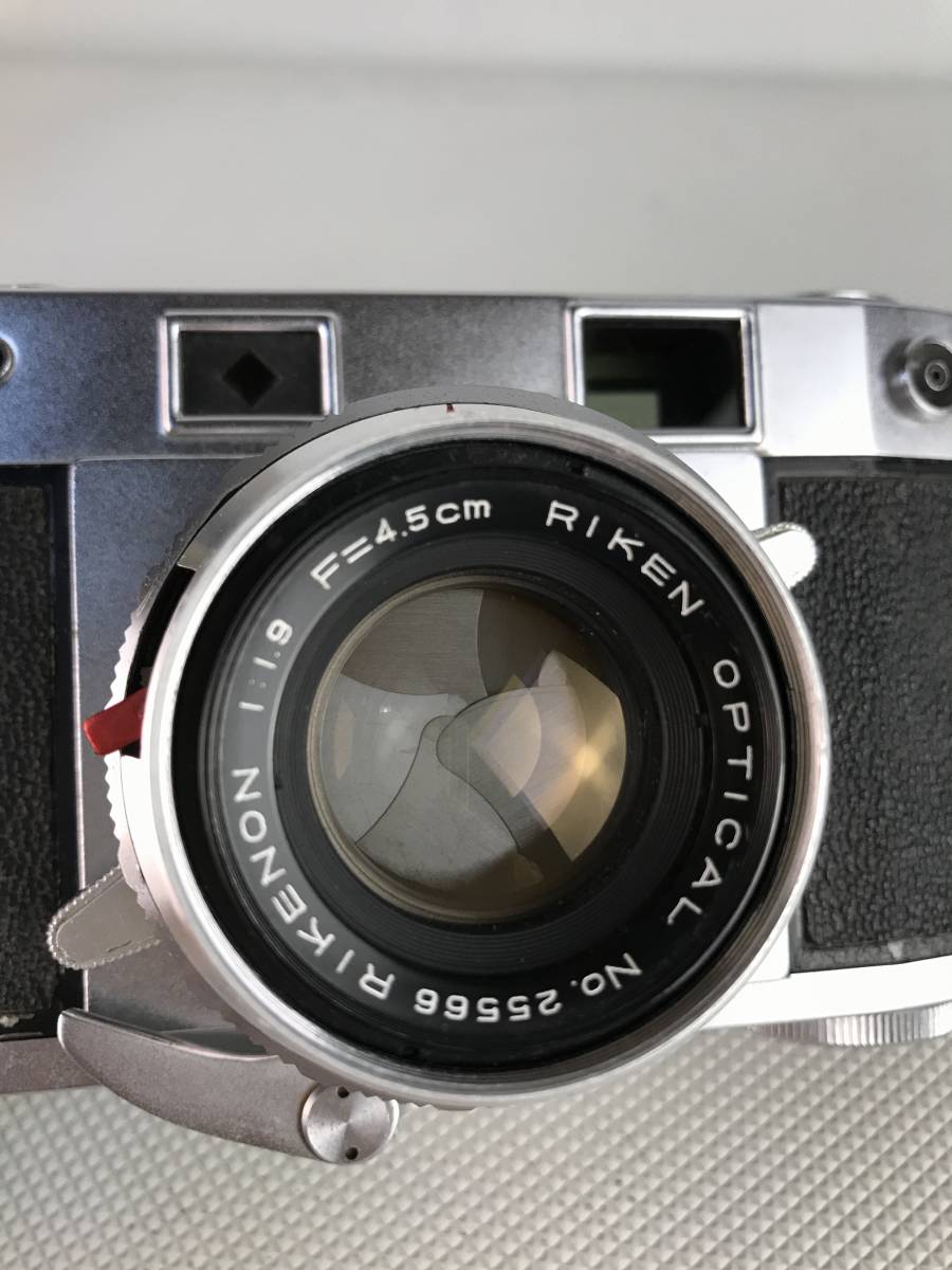 A9930●RICHO 519 De Luxe リコー フィルムカメラ レンズ RIKENON 1:1.9 F=4.5cm 【未確認】 240220_画像2