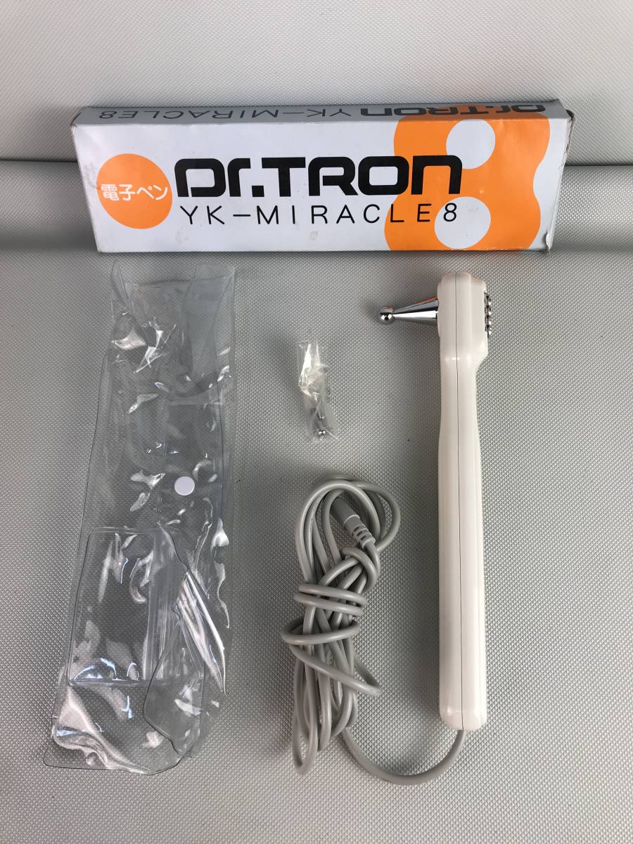 A9932●Dr.TRON ドクタートロン 電子ペン YK-MIRACLE8 電子治療器 【未確認】 中身美品 240220の画像1