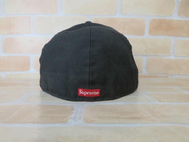 Supreme シュプリーム ロゴキャップ ブラック 7 3/8 111377152＃4_画像3