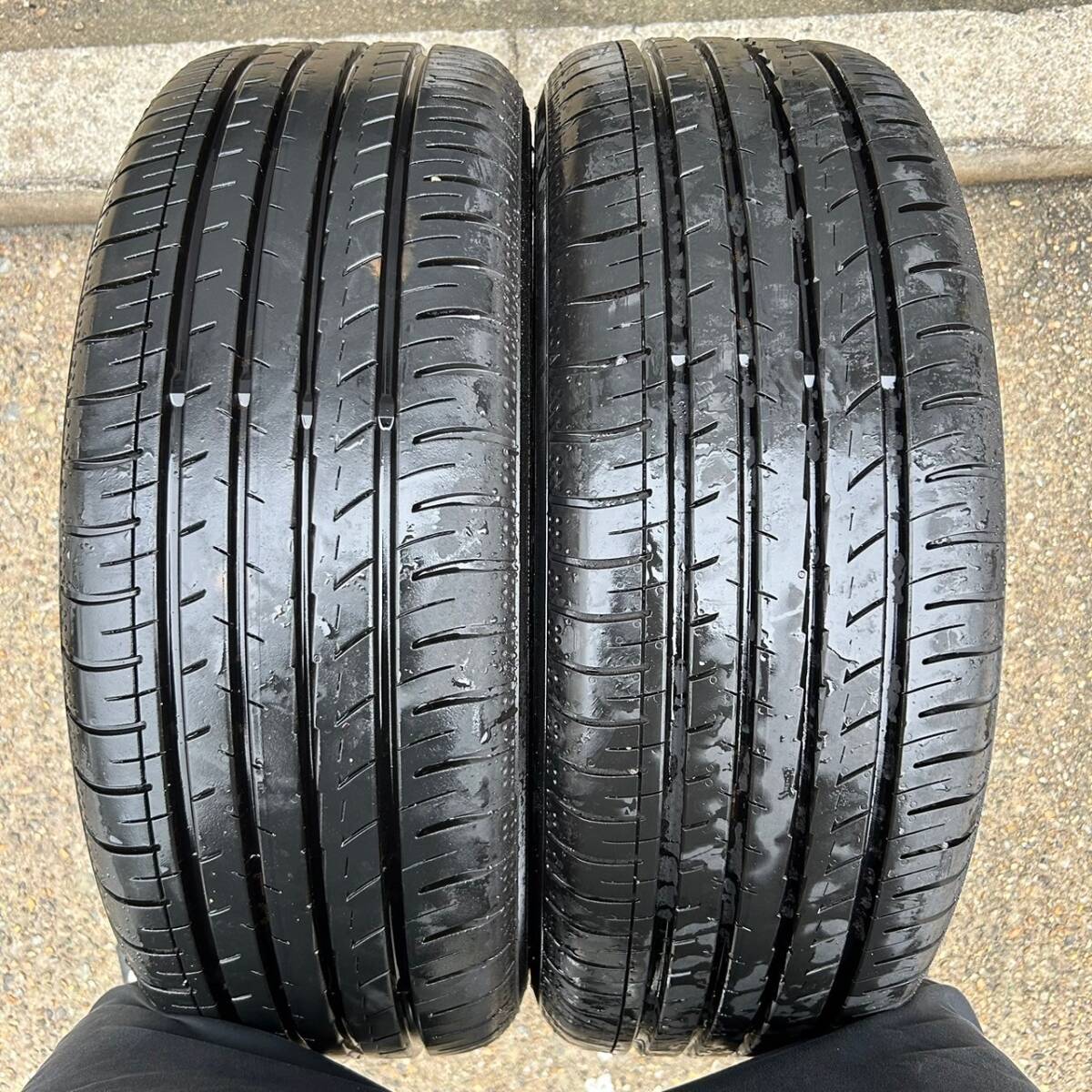 5穴■マツダ純正ホイール 2022年製 ヨコハマ BIUEARTH-GT 205/50R17 4本■022001R_画像6