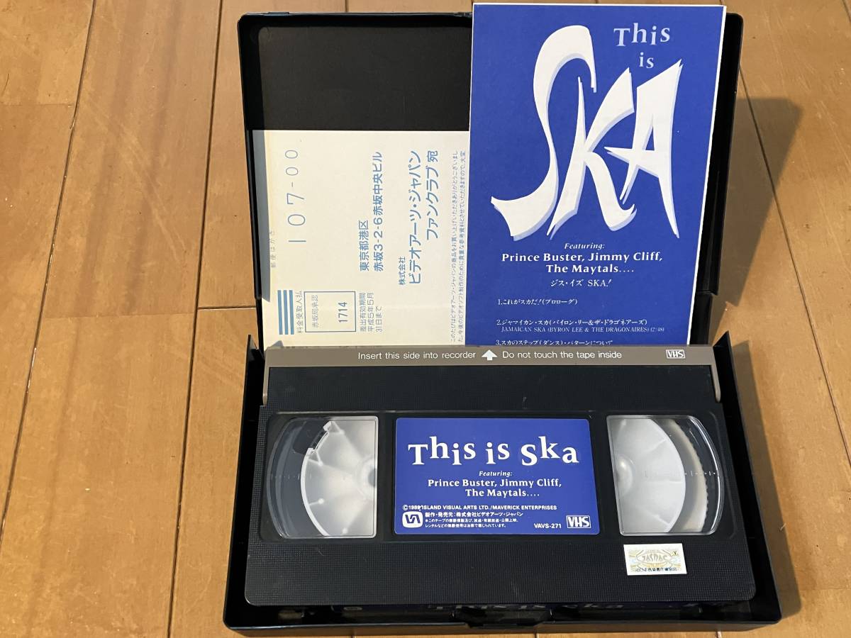 VHS This is SKA プリンスバスター ジミークリフ メイタルズ他の画像3