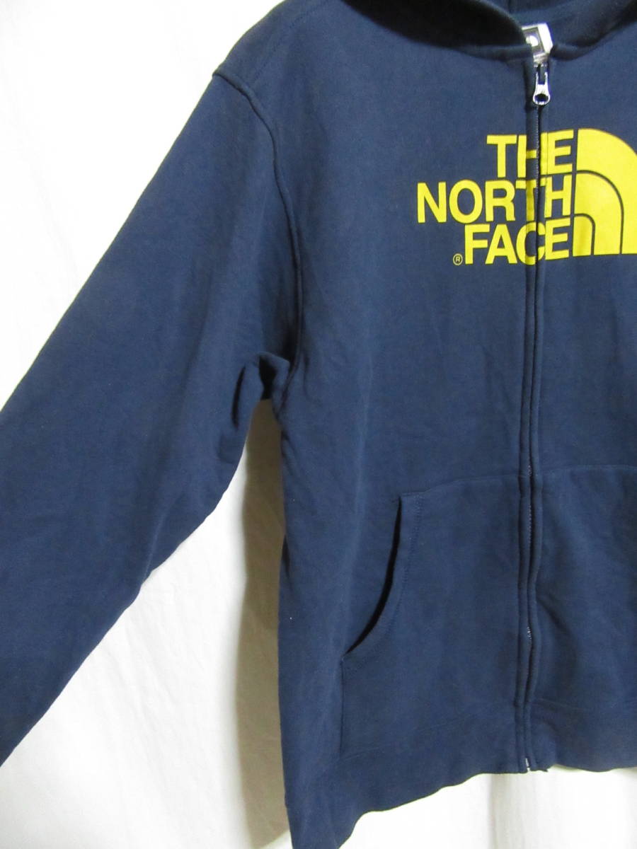 ☆☆送料無料☆☆THE NORTH FACE☆ザノースフェイス☆ブランドロゴプリントZIPパーカー☆BOY'S L☆ストリート☆B9_画像3