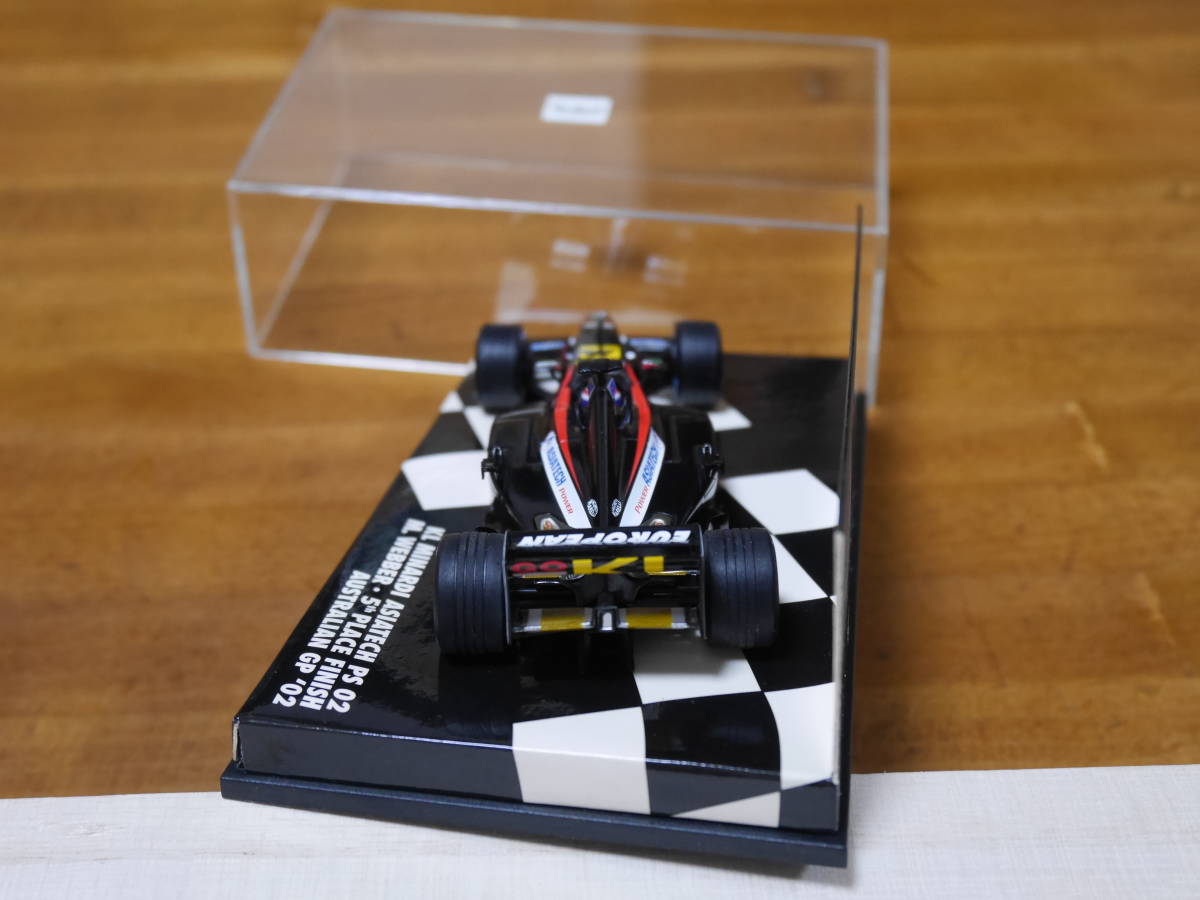 即決 1/43 ミニチャンプス ミナルディ PS02 M.ウェバー 5位 オーストラリアGP 2002 LE3.096pcs_画像6