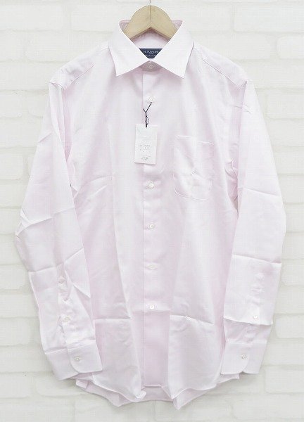 7T9847/未使用品 HITOYOSHI レギュラーカラーシャツ 日本製 ヒトヨシ_画像2