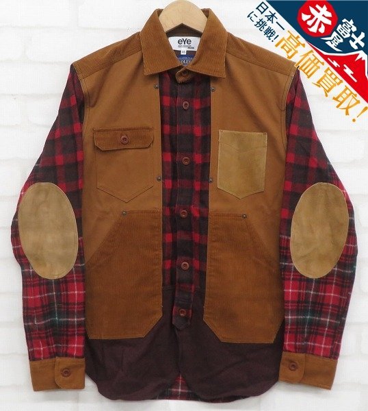 7T9475/eye ジュンヤワタナベ×ペンドルトン 再構築ハンティングシャツ WJ-B902 AD2012 JUNYA WATANABE MAN PENDLETON