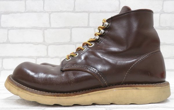 2S8717/RED WING 8132 セッターブーツ USA製 レッドウイング プリント羽根タグ_画像3