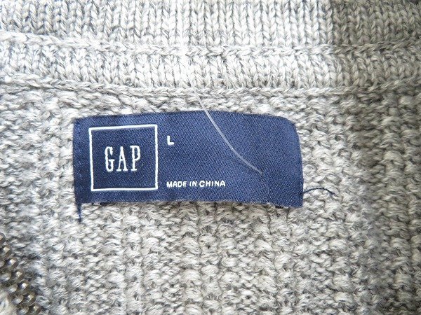 7T9760/未使用品 GAP モックネックジップニットカーディガン ギャップ_画像4