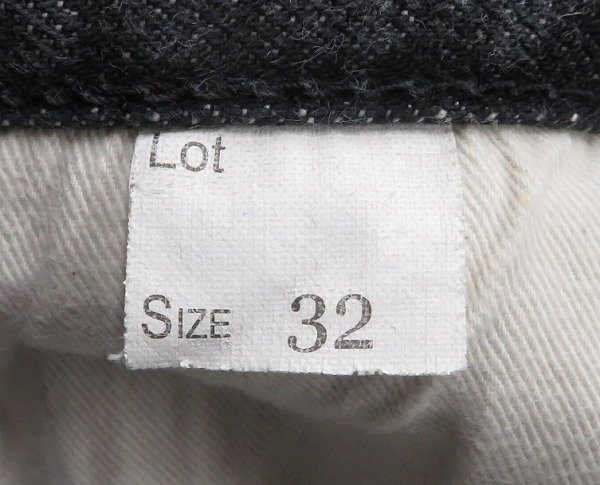 3P5281/WORKERS 802 Black Jeans ワーカーズ ブラックデニムパンツ ジーンズ_画像5