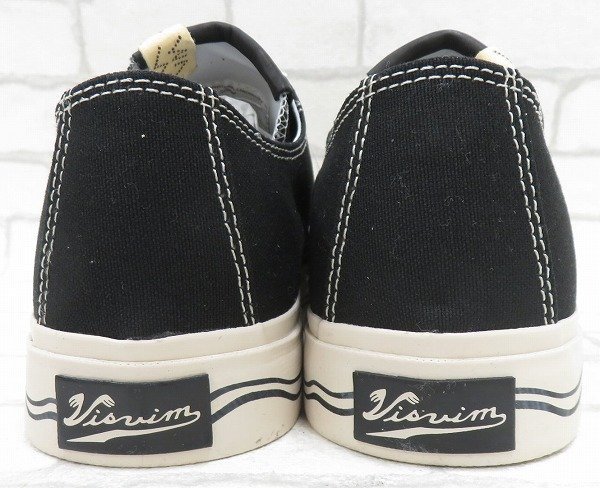 2S8902/新品 visvim SEEGER LO BLACK 0123201001002 スニーカー_画像4