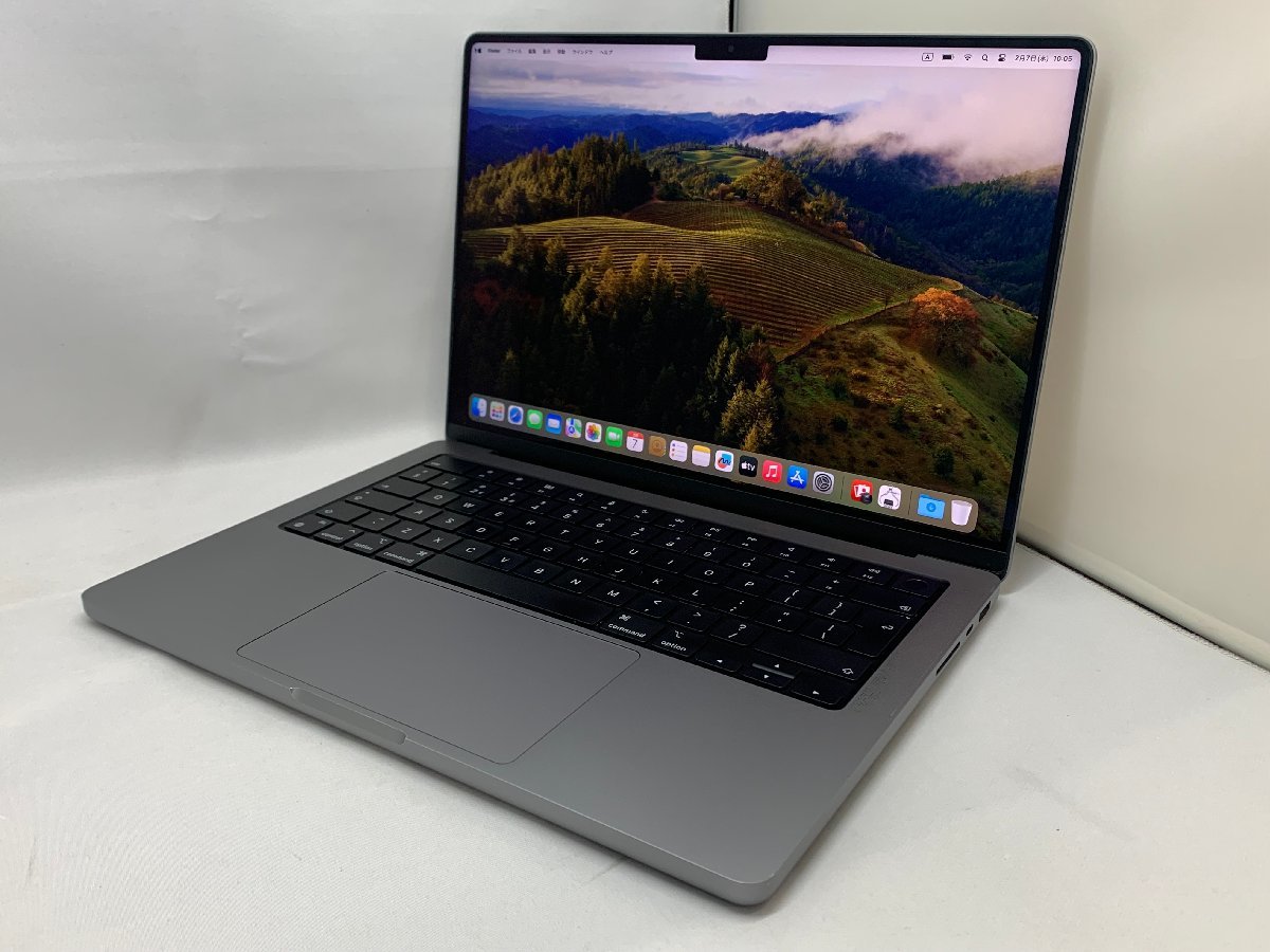 １円スタート！！《M1Pro搭載》Apple MacBook Pro A2442 (14-inch, 2021) UKキーボード スペースグレイ [Nmc]_画像1
