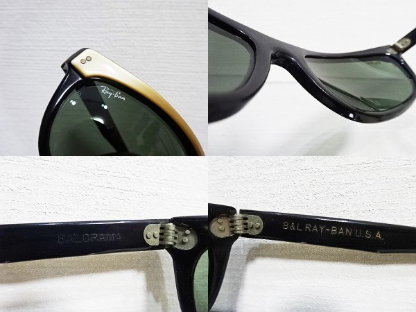 希少 レア 廃盤 B&L レイバン 金 黒 ツートン BALORAMA バロラマ 希少 レア 廃盤 B&L レイバン 金 黒 ツートン BALORAMA バロラマ