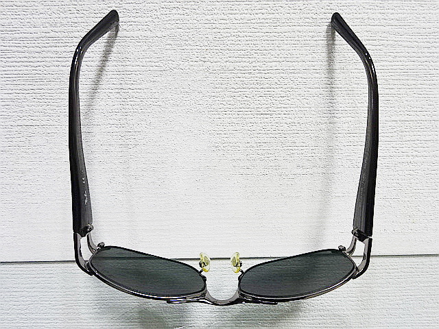 廃盤 正規品 良品 人気 レイバン RB3396 004/71 60口17 ガンメタル グレーストライプ RAYBAN サングラス イタリア 絶版/RB3397_画像8