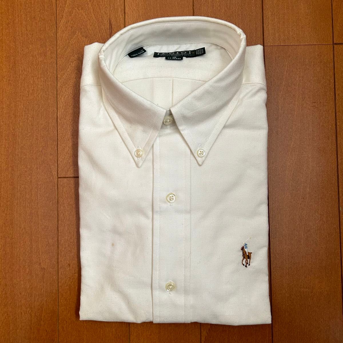 割引新品新品 90s POLO Ralph Lauren 長袖BDシャツ 白 シャツ
