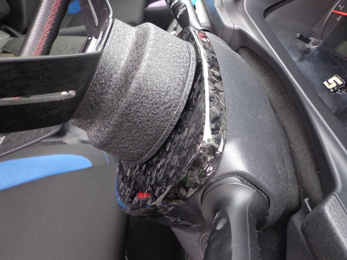  Hiace carbon column cover . work ① four jito carbon custom CARBON steering wheel cover chopdo carbon 200 series 