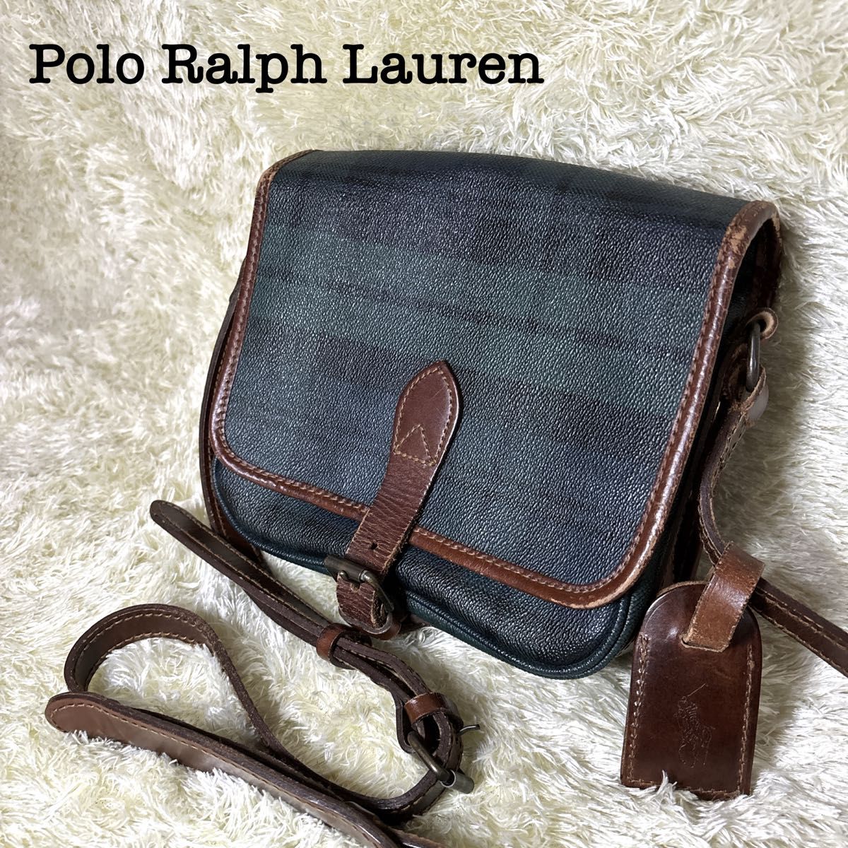 【人気】ポロラルフローレン ショルダーバッグ ブラックウォッチ チェック POLO Ralph Lauren ハンドバッグ