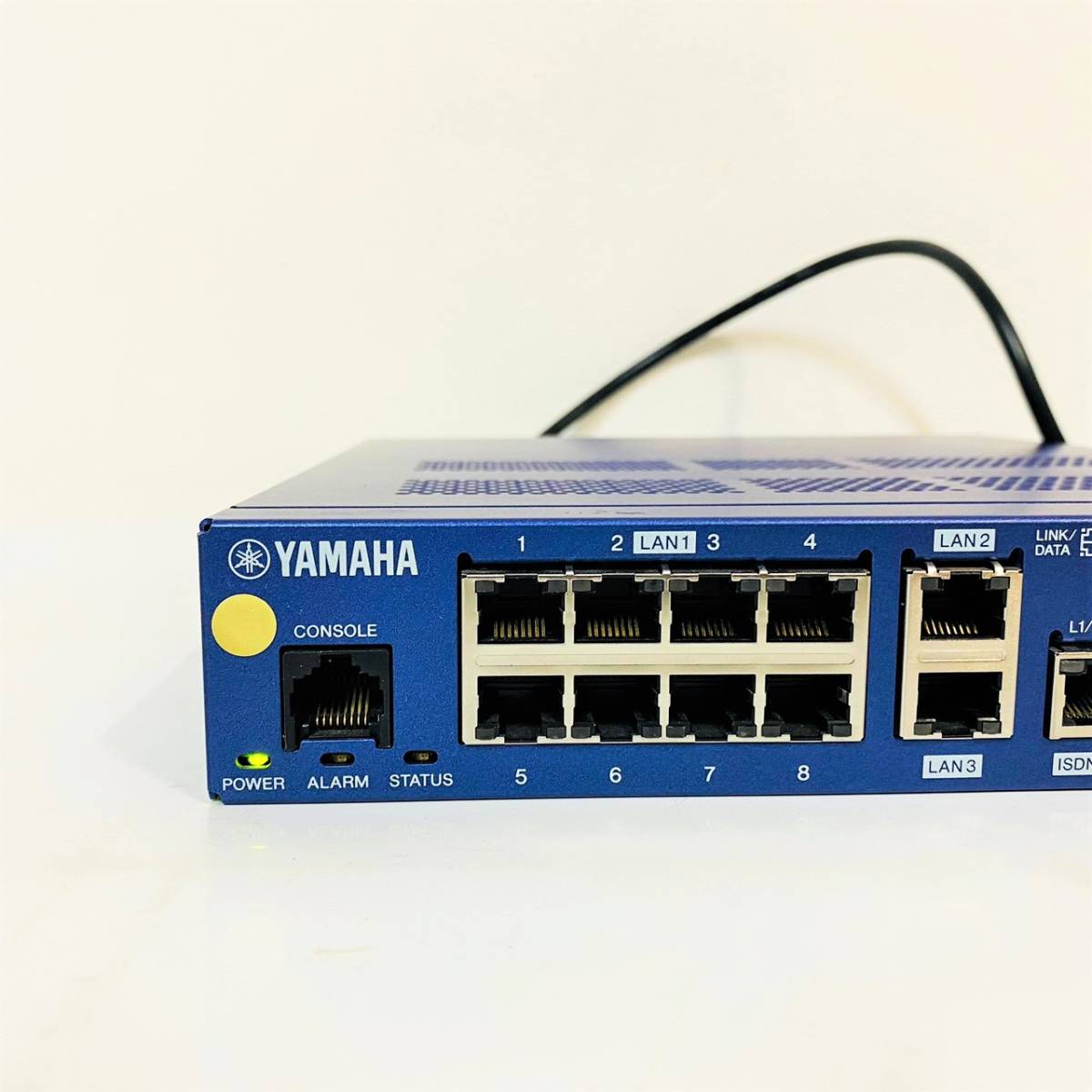 107【通電OK】YAMAHA ヤマハ RTX1210 ギガアクセス VPN ルーター LANマップ 初期化済み ダッシュボード ファンレス ネットワーク 通信_画像2