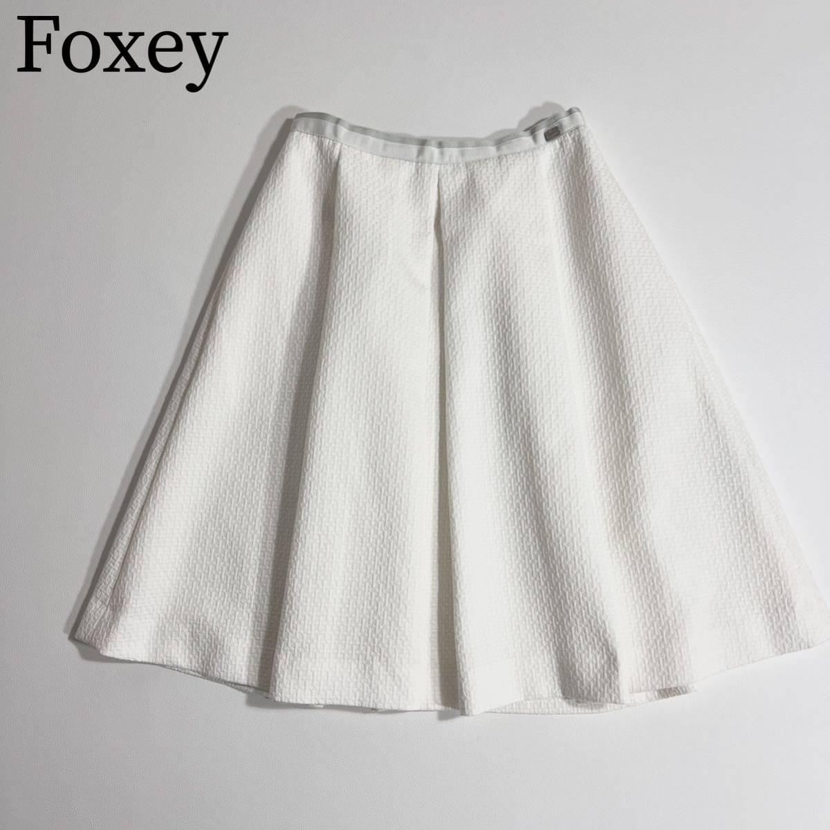 公式メーカー 美品 FOXEY NEW YORK フォクシーニューヨーク フレア 