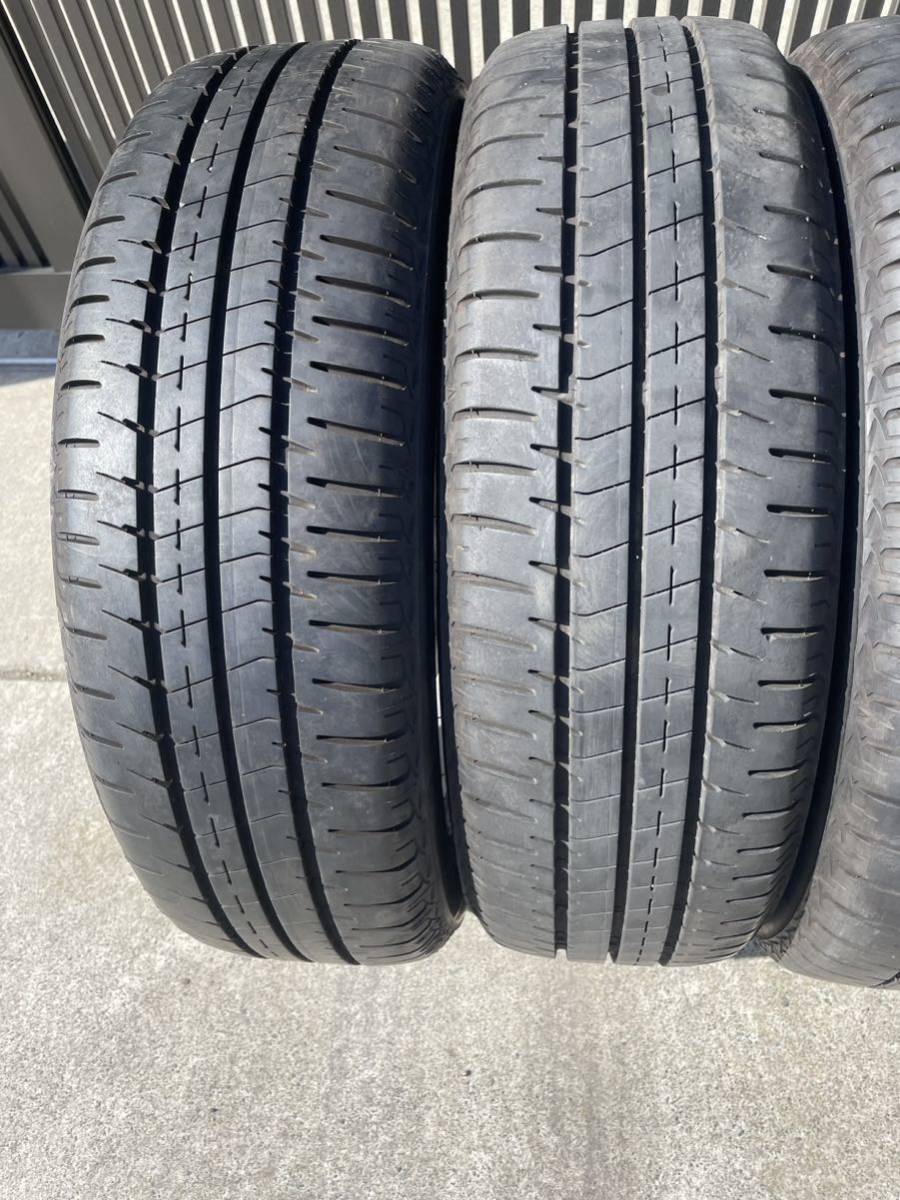 165 55R15 Bridgestone ECOPIa バリ山2021年純正アルミホイールセットDAIHATSUの画像6