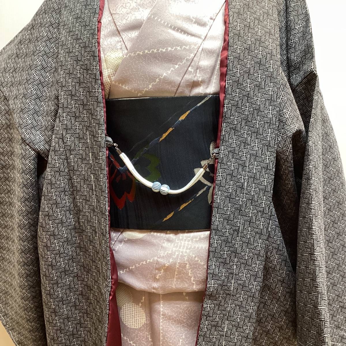  brand new feather woven ha168 Monotone . what . pattern kimono coat ... kimono new goods postage included 