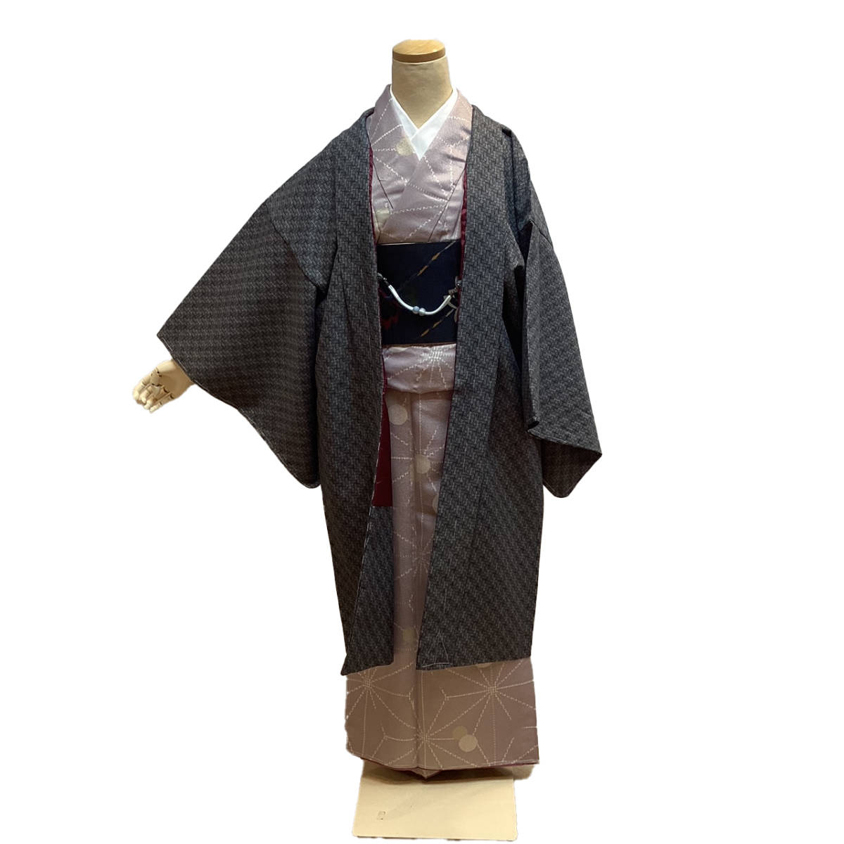  brand new feather woven ha168 Monotone . what . pattern kimono coat ... kimono new goods postage included 
