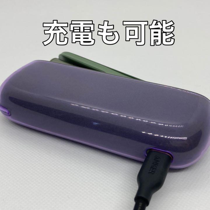 アイコス イルマ IQOS ILUMA カバー ケース 透明 クリア パープル 紫 用 アクセサリー スリーブ 本体カバー 保護カバー 保護ケース_画像3