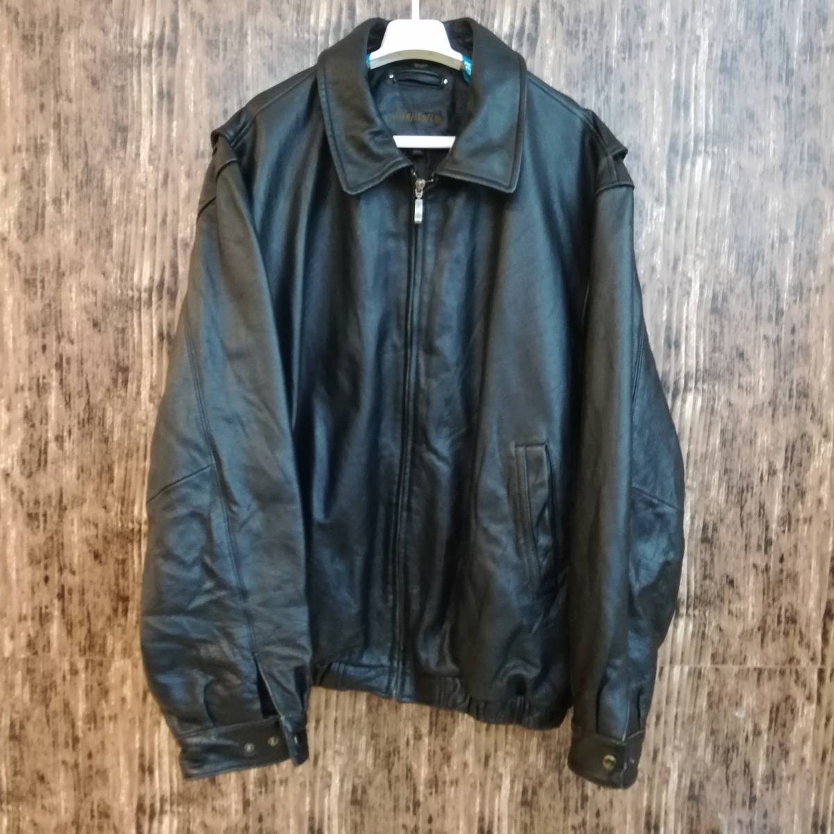 80s 90s ST JOHN'S BAY レザージャケット ライダース USA 2XLT 80s 90s ST JOHN'S BAY レザージャケット ライダース USA 2XLT