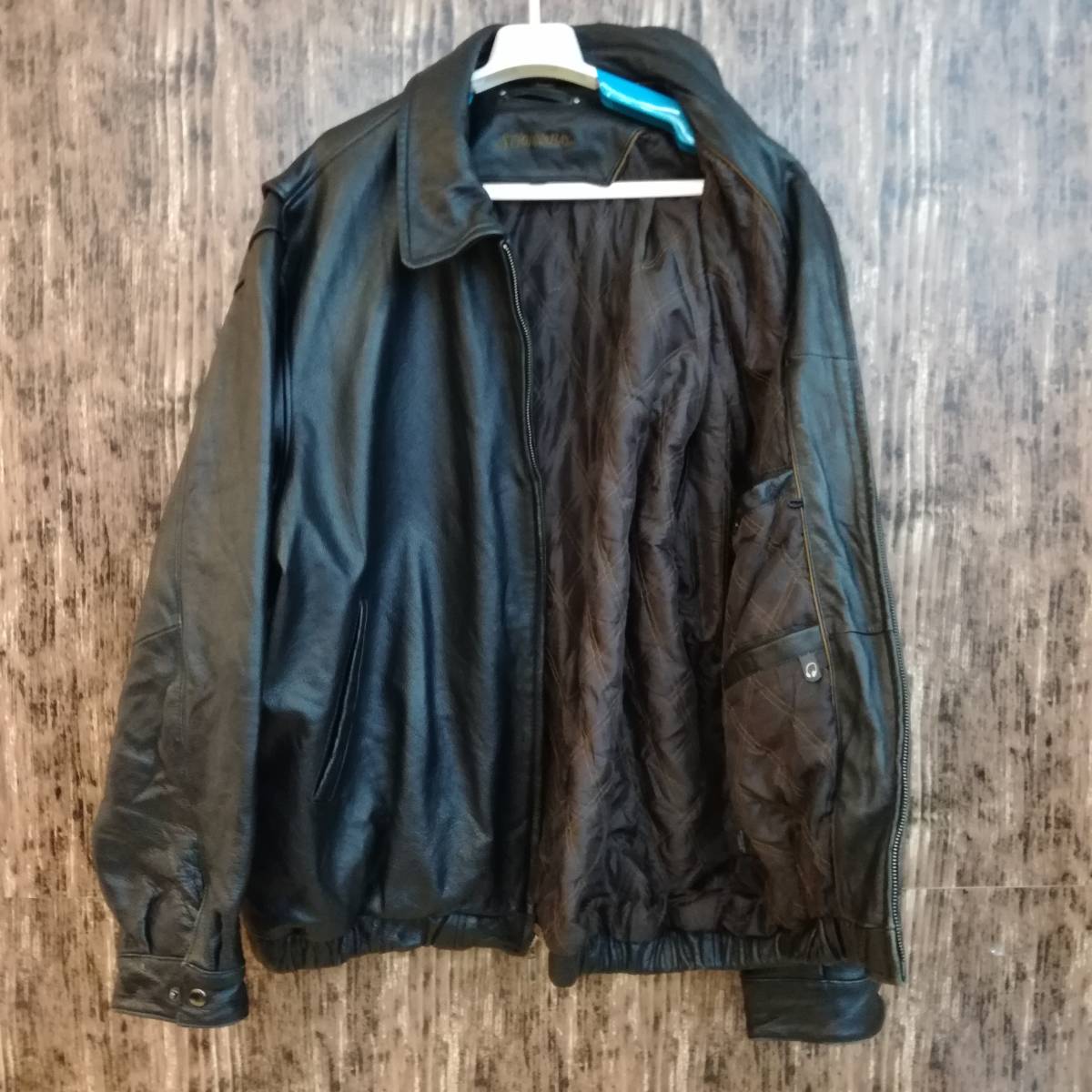 80s 90s ST JOHN'S BAY レザージャケット ライダース USA 2XLT 80s 90s ST JOHN'S BAY レザージャケット ライダース USA 2XLT