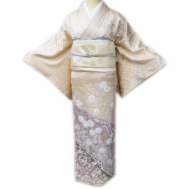 Yahoo!オークション - 訪問着 着物 中古 正絹 袷 フォーマル 花 Yahoo!オークション - 訪問着 着物 中古 正絹 袷 フォーマル 花