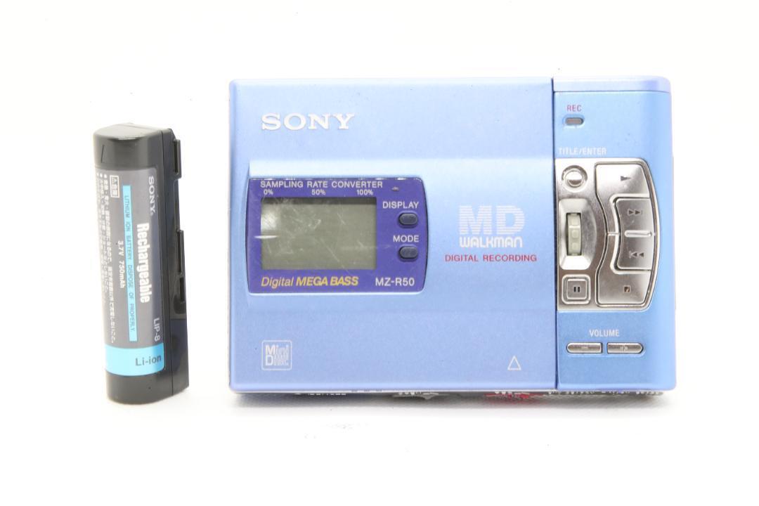 大人気の 【A2227】 SONY MD WALKMAN MZ-R50 ソニー ウォークマン 録音