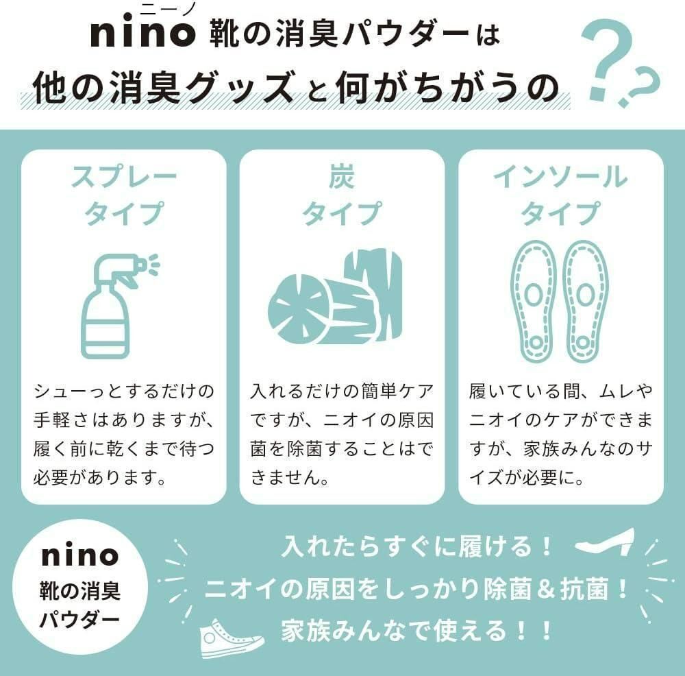 nino 靴消臭パウダー 100g_画像7