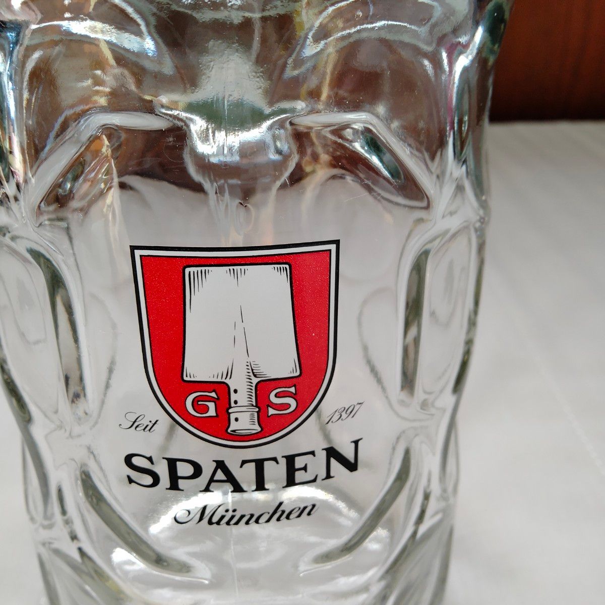 ☆GWセール中☆　spaten　シュパーテン　HB　ホフブロイ　ビールジョッキ　2個セット