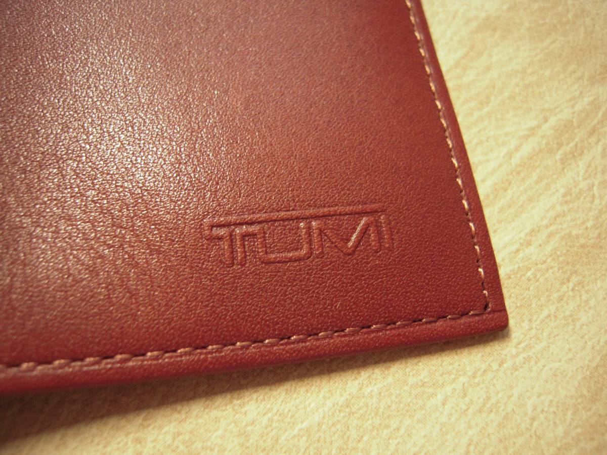 TUMI　MODERNIST　カードケース　ナッパレザー　本革　ブラウン_画像3