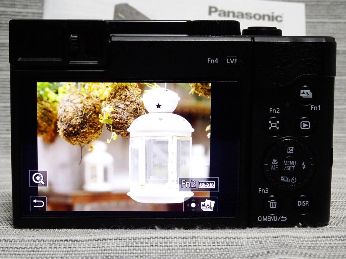 美品ルミックス DC-TZ95D-K バッテリー2個付き パナソニック Panasonic LUMIX ブラック USED_画像5