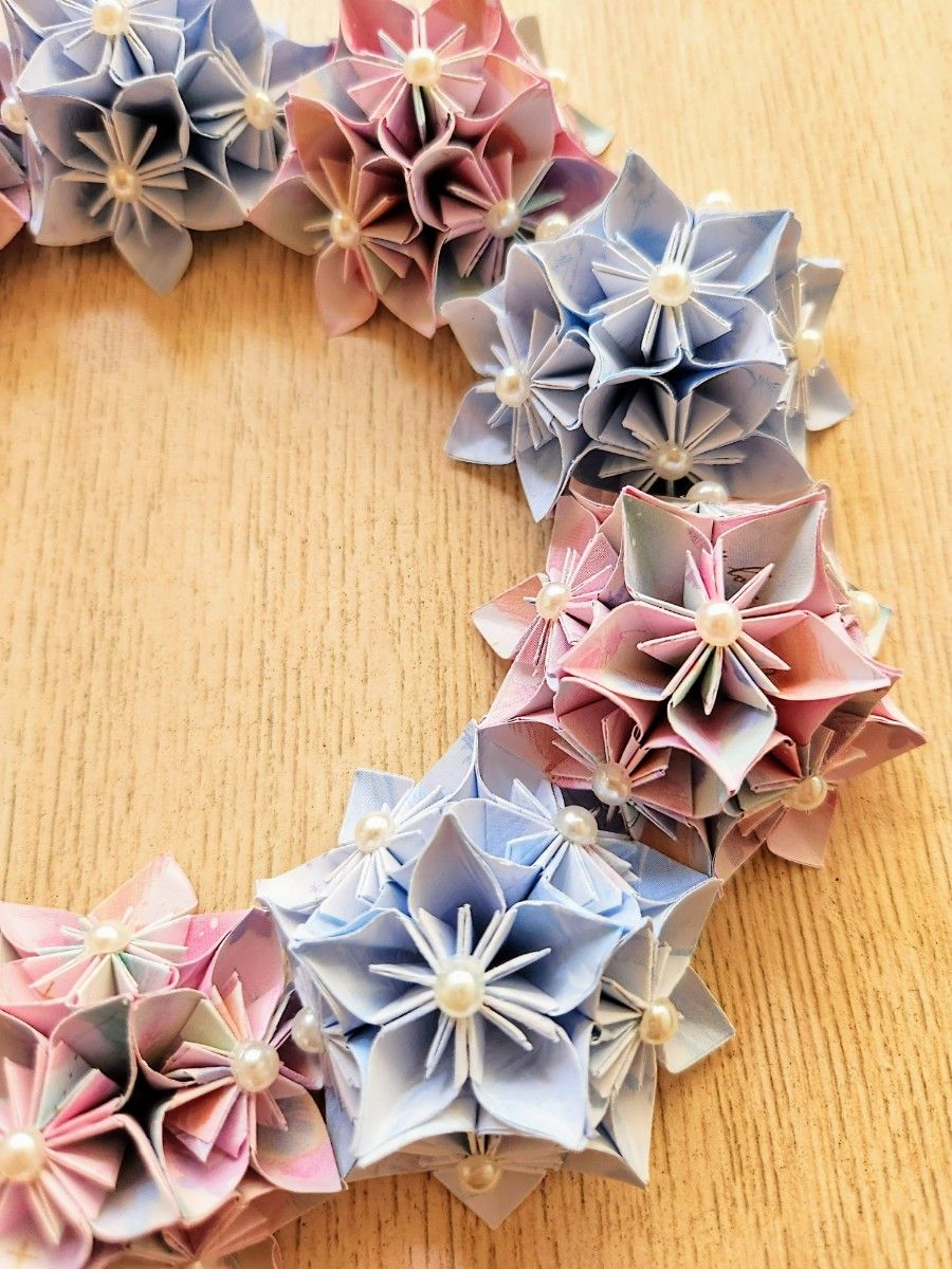 静様専用ハンドメイド 折り紙 花くす玉リースセット|Yahoo 静様専用ハンドメイド 折り紙 花くす玉リースセット|Yahoo