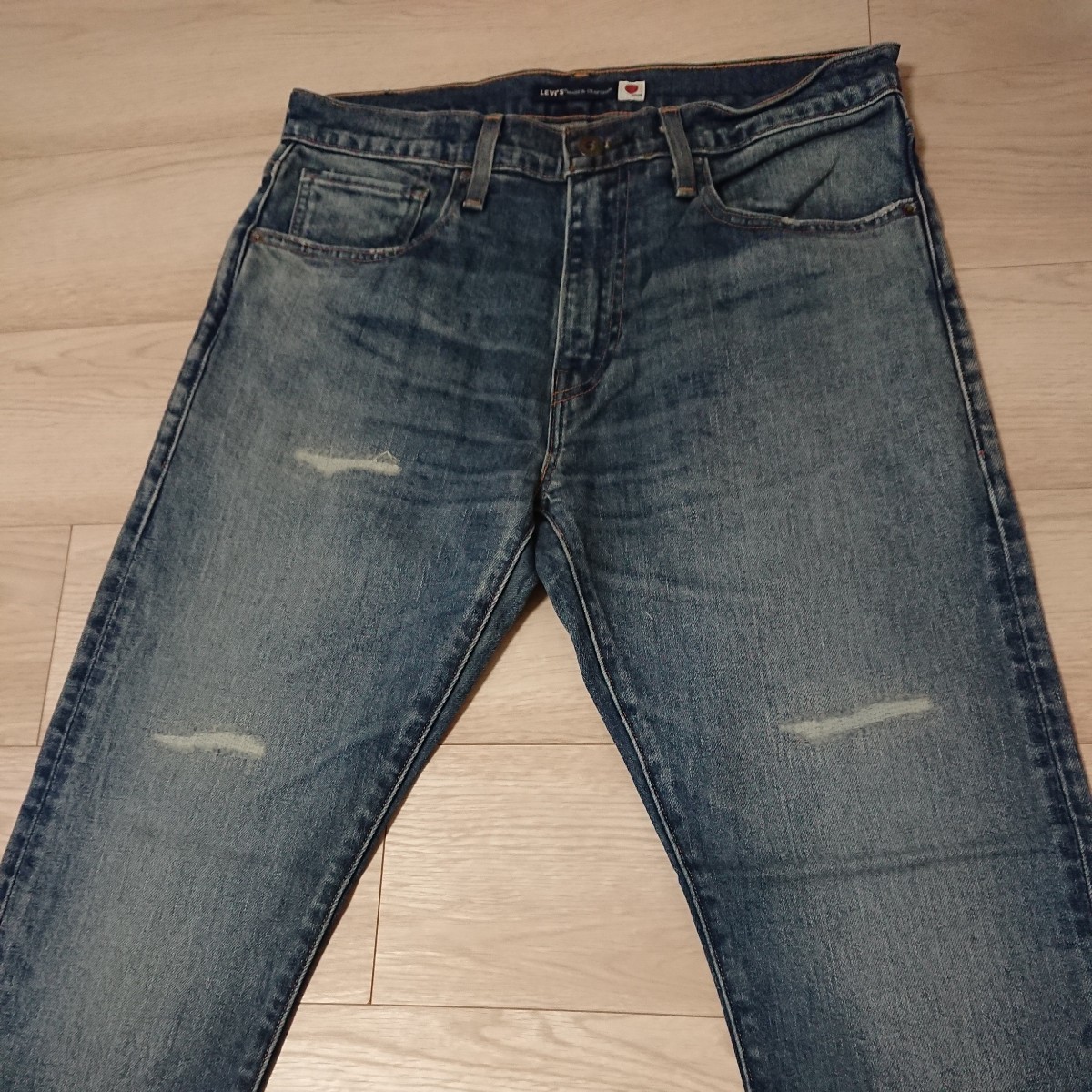 リーバイス 512 Levi's Made&Crafted メイドアンドクラフテッド 31×32(ウエスト80股下78 )リペア加工 セルビッチ ストレッチ素材 日本製 _画像1